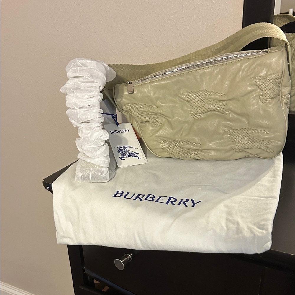 New authentic Burberry leather bag